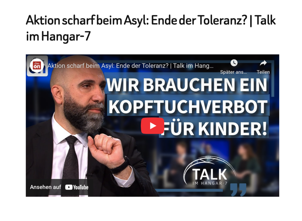 Aktion scharf beim Asyl: Ende der Toleranz? | Talk im Hangar-7
