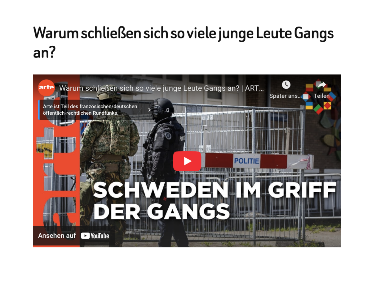 Warum schließen sich so viele junge Leute Gangs an? 