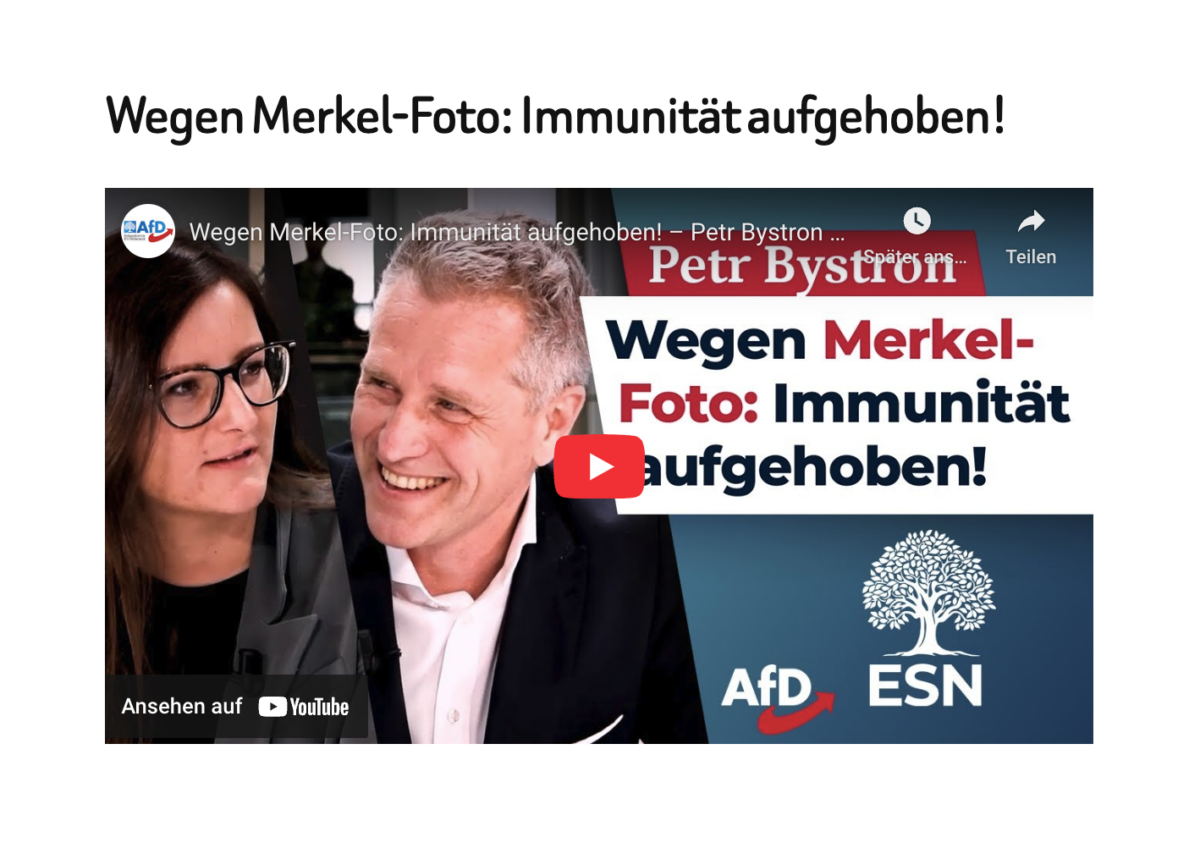 Wegen Merkel-Foto: Immunität aufgehoben! 