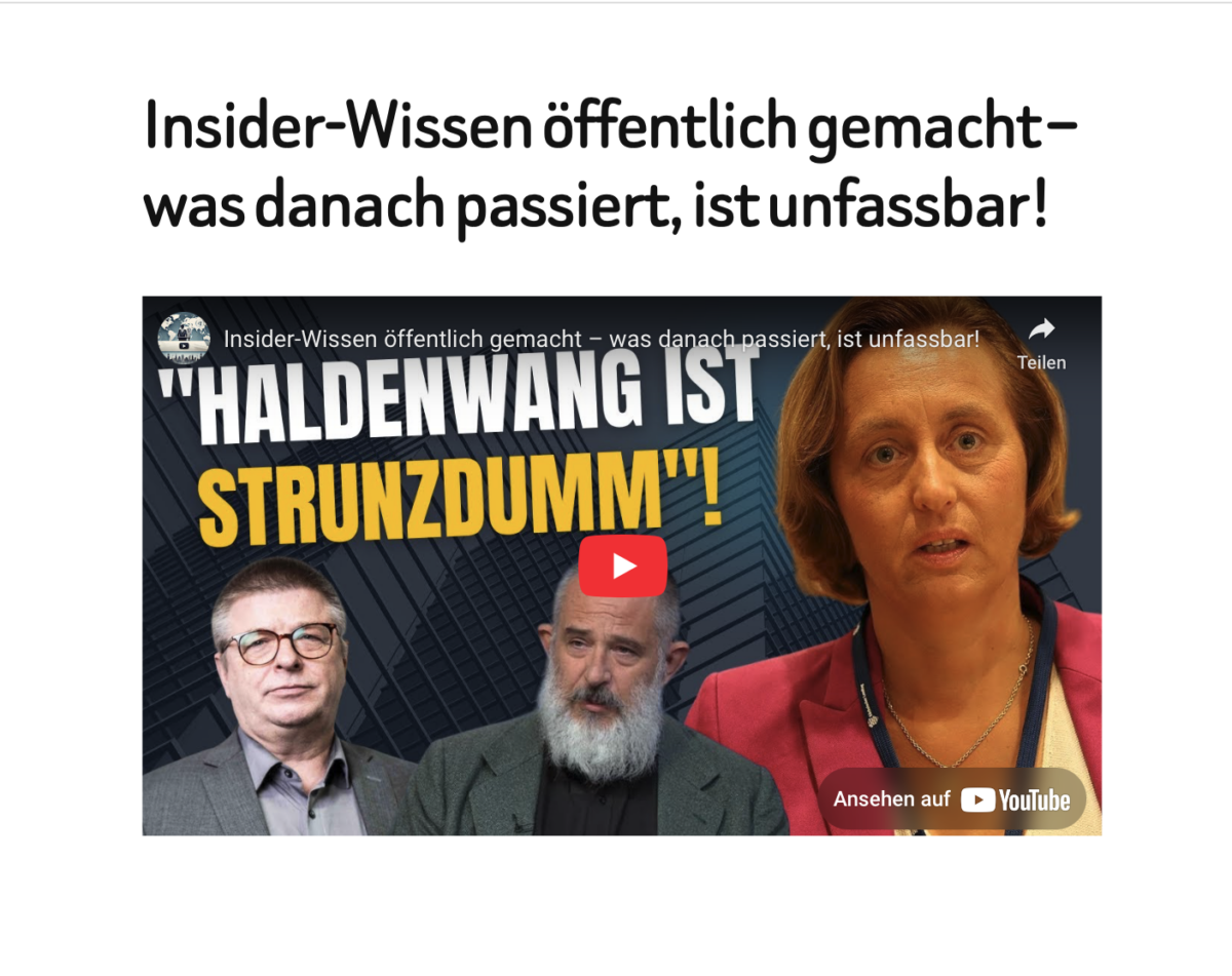 Insider-Wissen öffentlich gemacht – was danach passiert, ist unfassbar!