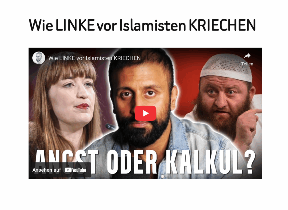 Wie LINKE vor Islamisten KRIECHEN