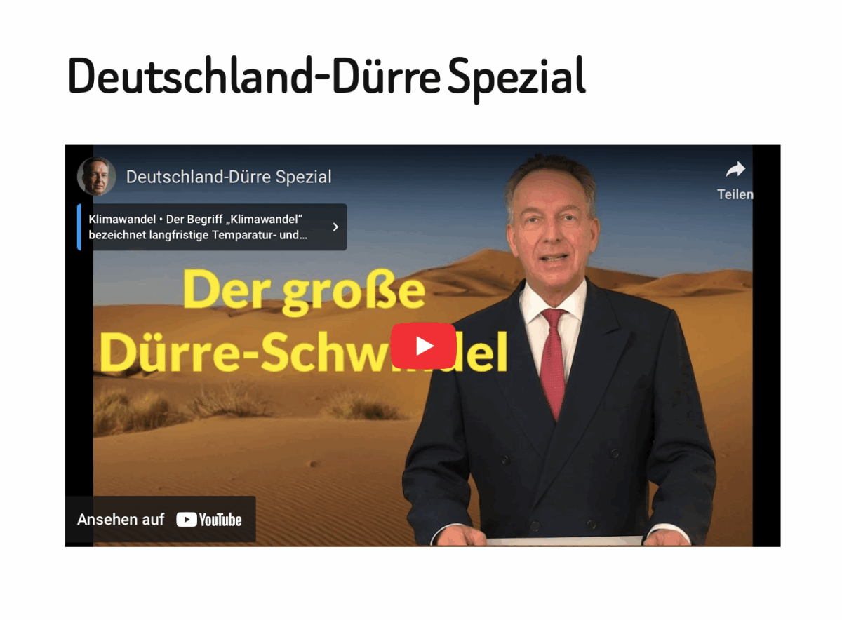Deutschland-Dürre Spezial
