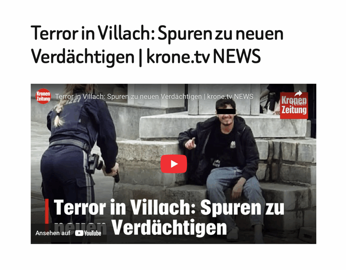 Terror in Villach: Spuren zu neuen Verdächtigen | krone.tv NEWS