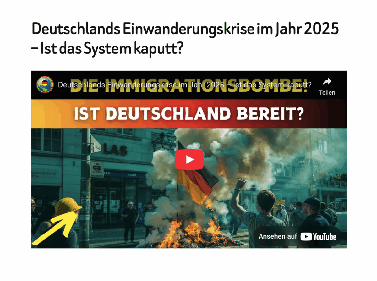 Deutschlands Einwanderungskrise im Jahr 2025 – Ist das System kaputt?
