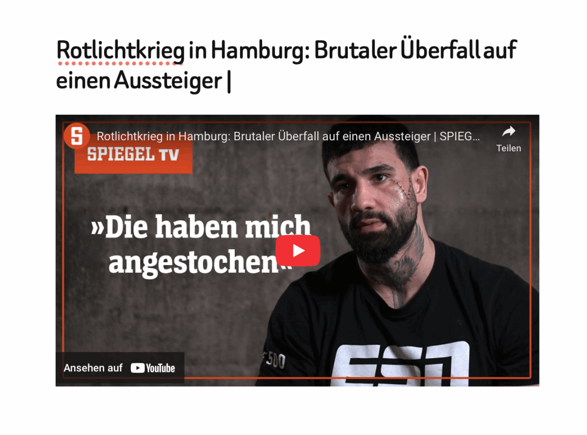Rotlichtkrieg in Hamburg: Brutaler Überfall auf einen Aussteiger |