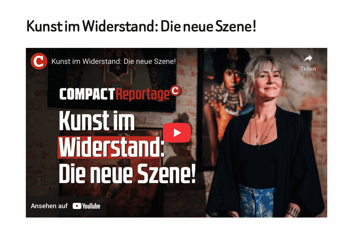 Kunst im Widerstand: Die neue Szene!