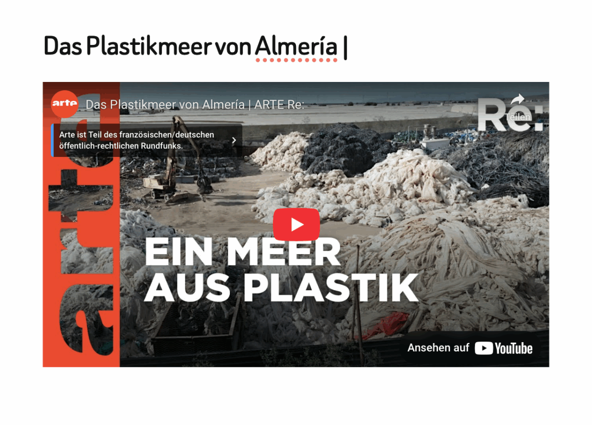 Das Plastikmeer von Almería |