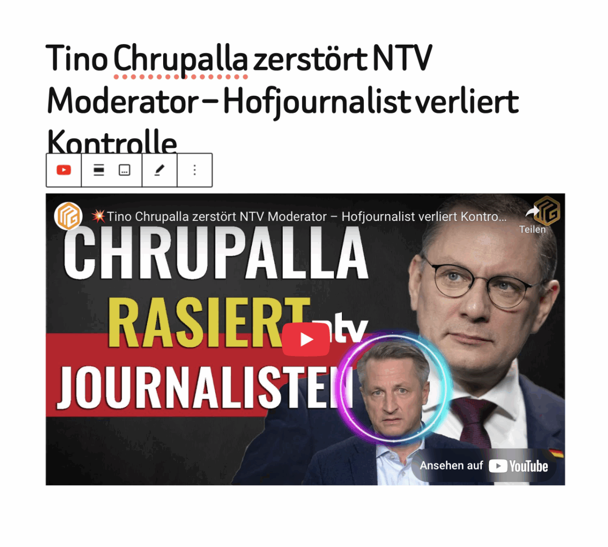 Tino Chrupalla zerstört NTV Moderator – Hofjournalist verliert Kontrolle