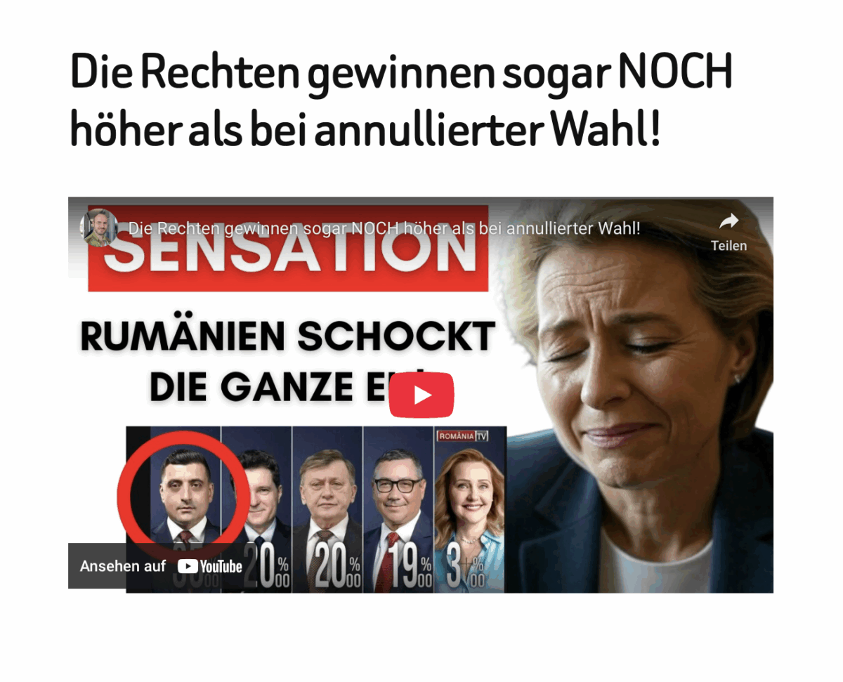 Die Rechten gewinnen sogar NOCH höher als bei annullierter Wahl!