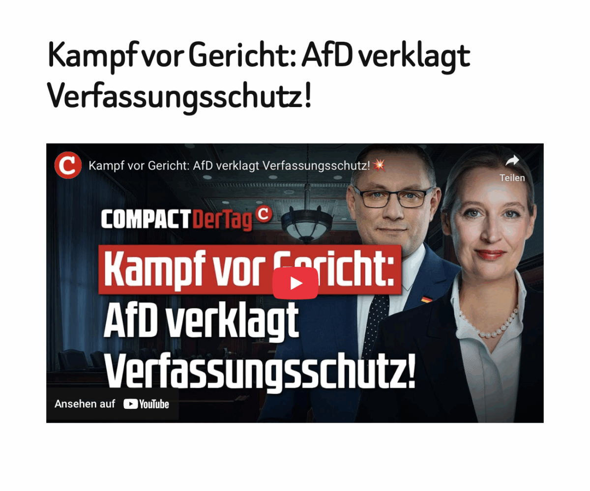 Kampf vor Gericht: AfD verklagt Verfassungsschutz!