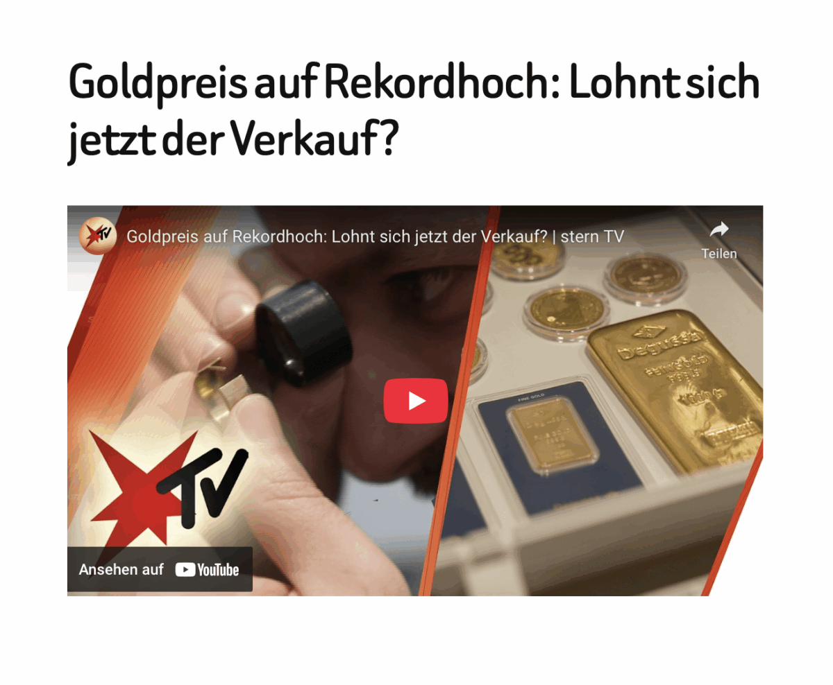 Goldpreis auf Rekordhoch: Lohnt sich jetzt der Verkauf? 