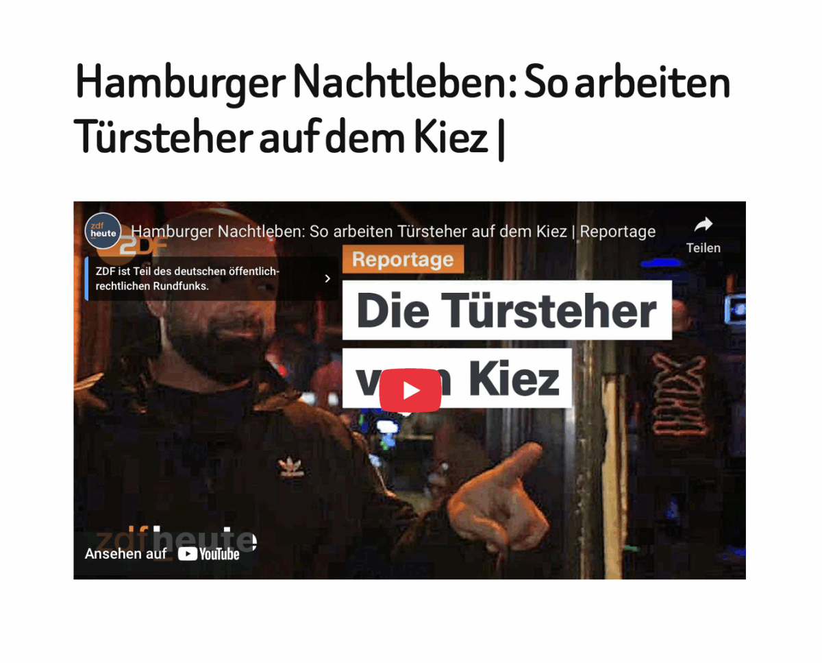 Hamburger Nachtleben: So arbeiten Türsteher auf dem Kiez |