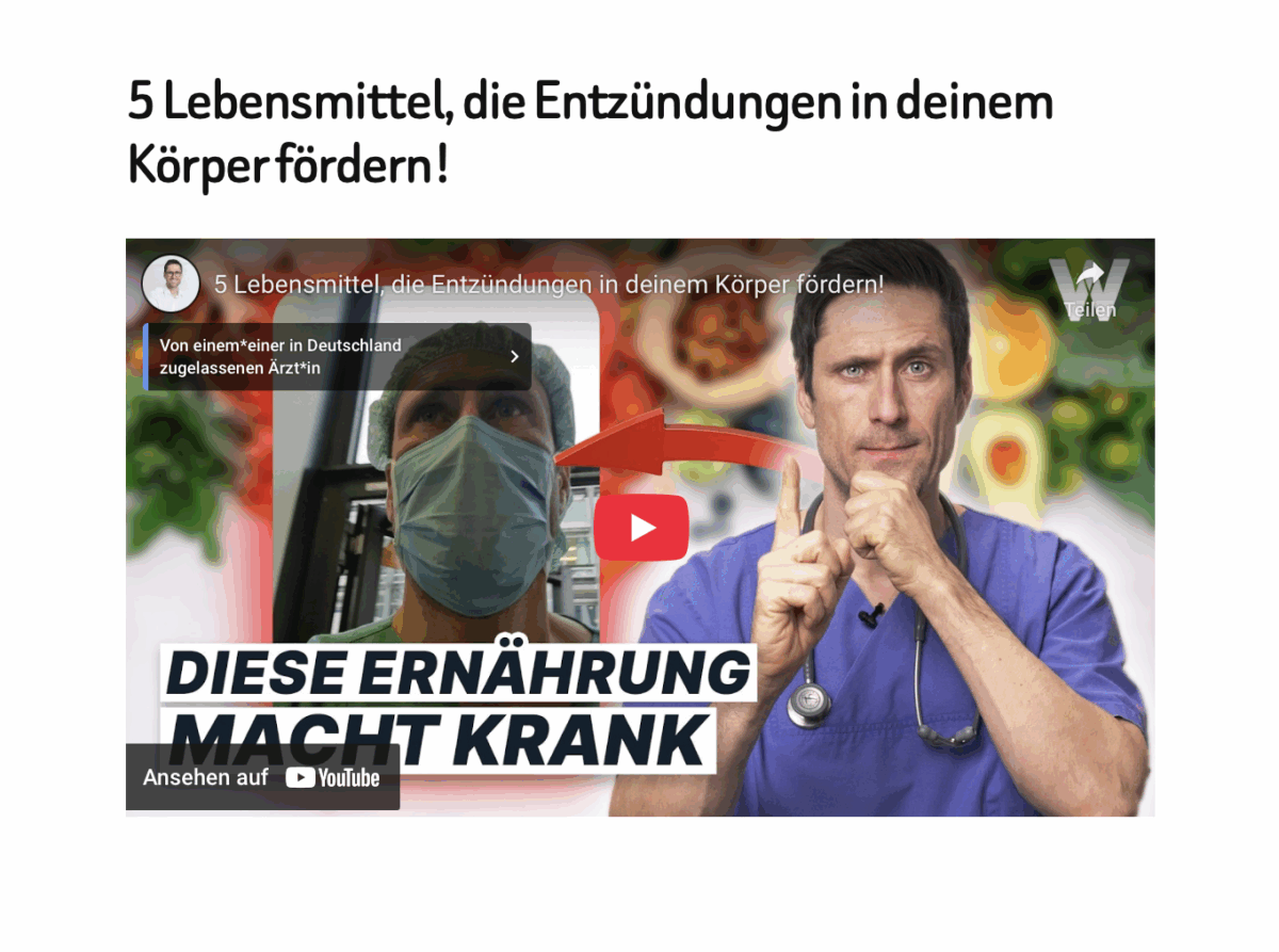5 Lebensmittel, die Entzündungen in deinem Körper fördern!