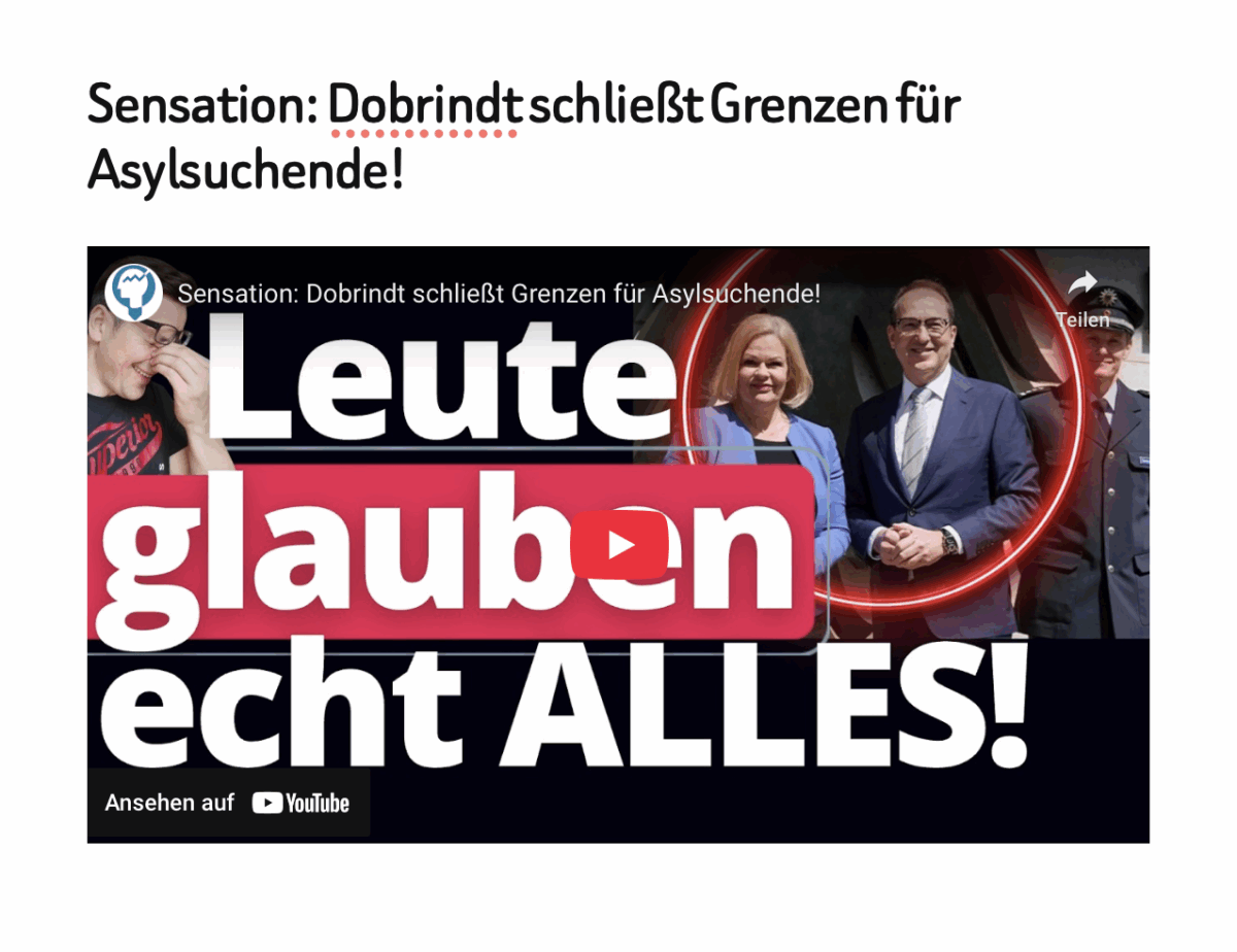 Sensation: Dobrindt schließt Grenzen für Asylsuchende!