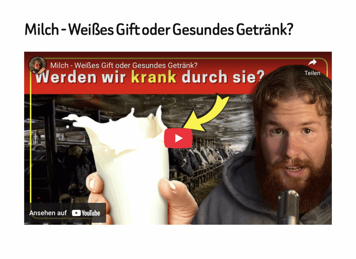 Milch – Weißes Gift oder Gesundes Getränk?