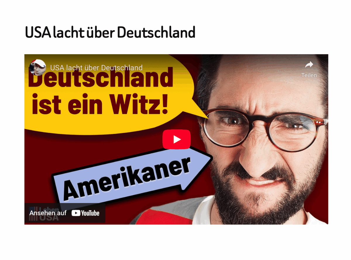 USA lacht über Deutschland