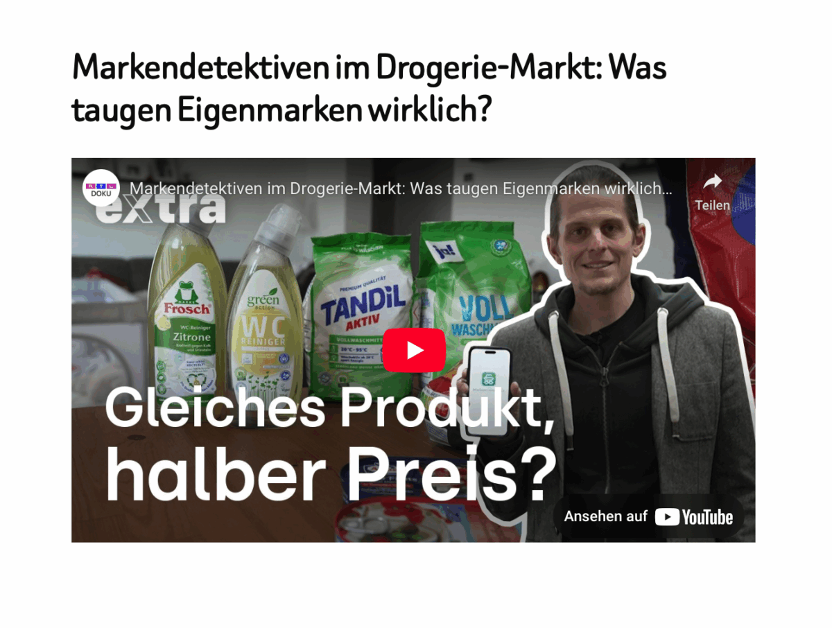 Markendetektiven im Drogerie-Markt: Was taugen Eigenmarken wirklich? 