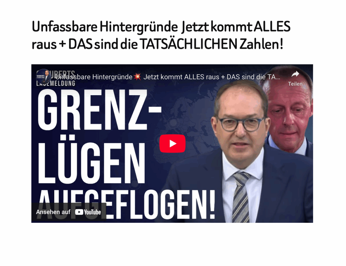 Unfassbare Hintergründe  Jetzt kommt ALLES raus + DAS sind die TATSÄCHLICHEN Zahlen!