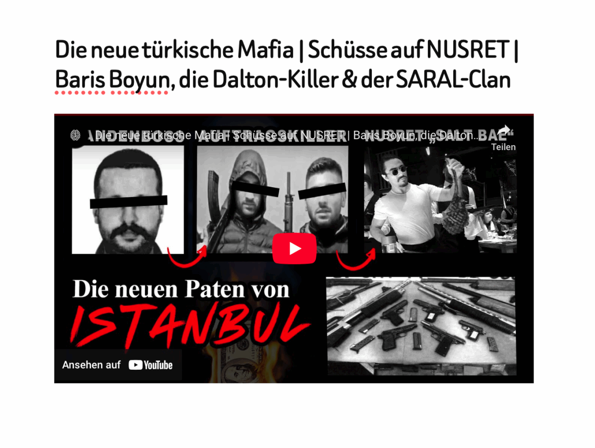 Die neue türkische Mafia | Schüsse auf NUSRET | Baris Boyun, die Dalton-Killer & der SARAL-Clan