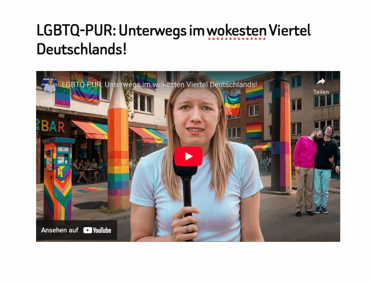 LGBTQ-PUR: Unterwegs im wokesten Viertel Deutschlands!