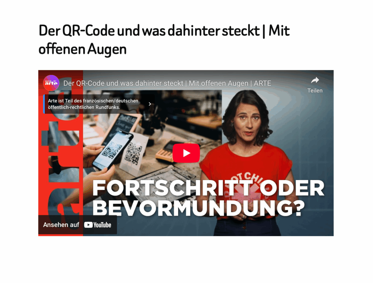 Der QR-Code und was dahinter steckt | Mit offenen Augen 