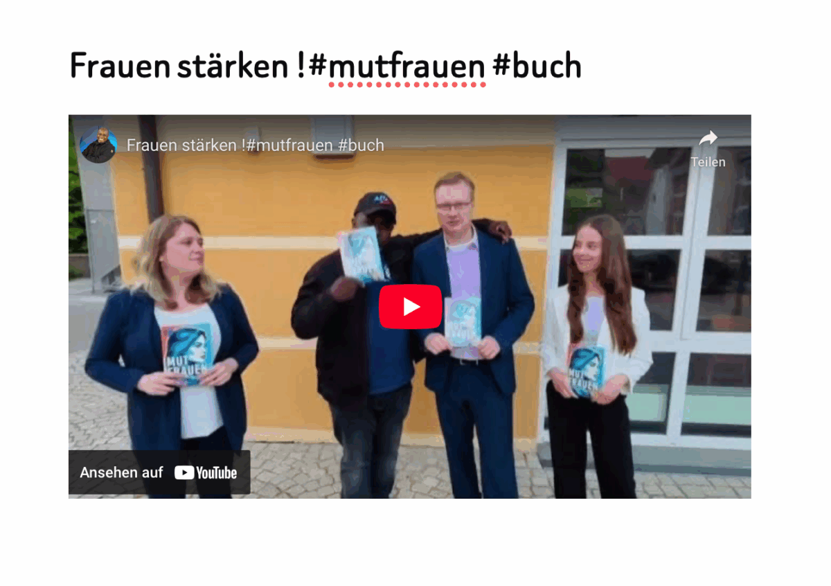 Frauen stärken !#mutfrauen #buch