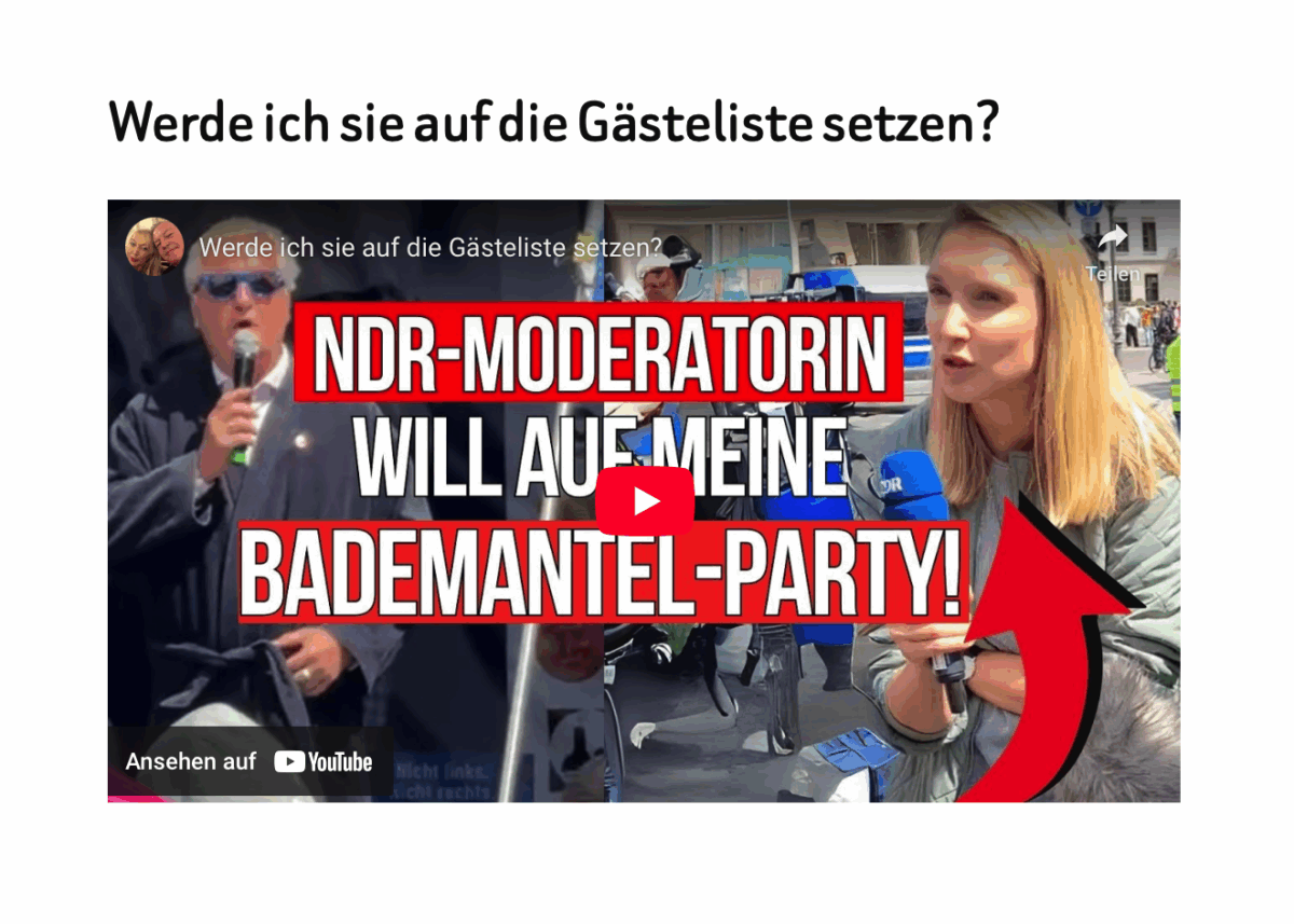 Werde ich sie auf die Gästeliste setzen?