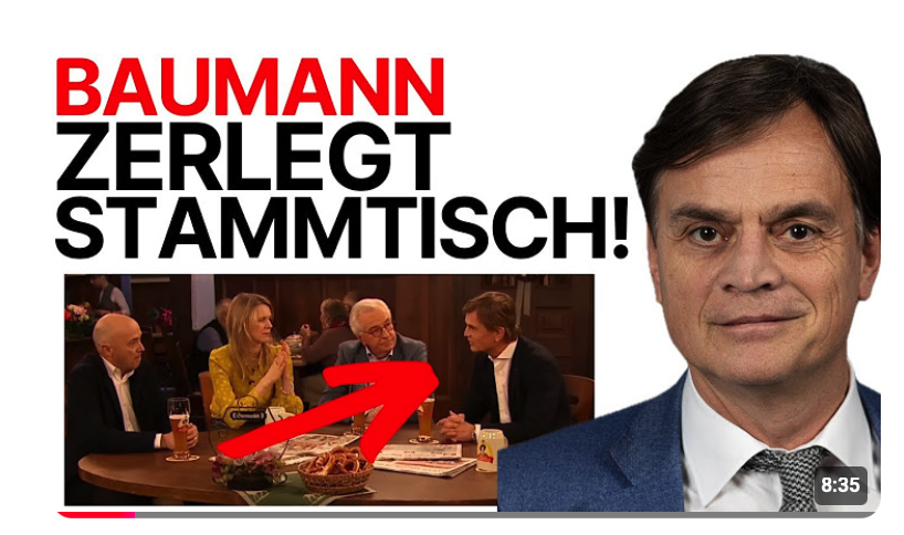 Gänsehaut! AfD Baumann sagt das was sich keiner traut!