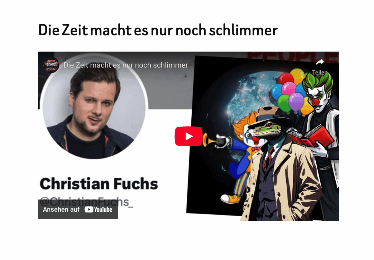 Die Zeit macht es nur noch schlimmer