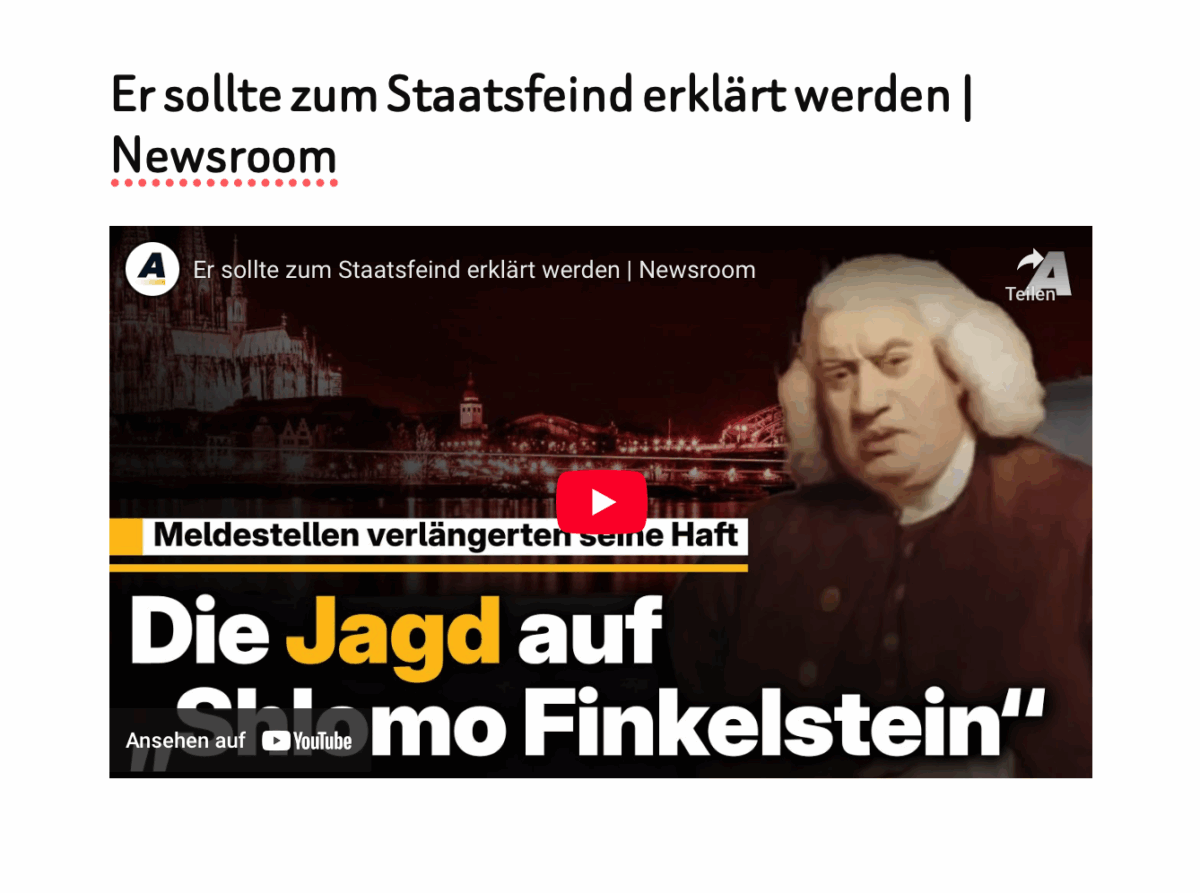 Er sollte zum Staatsfeind erklärt werden | Newsroom