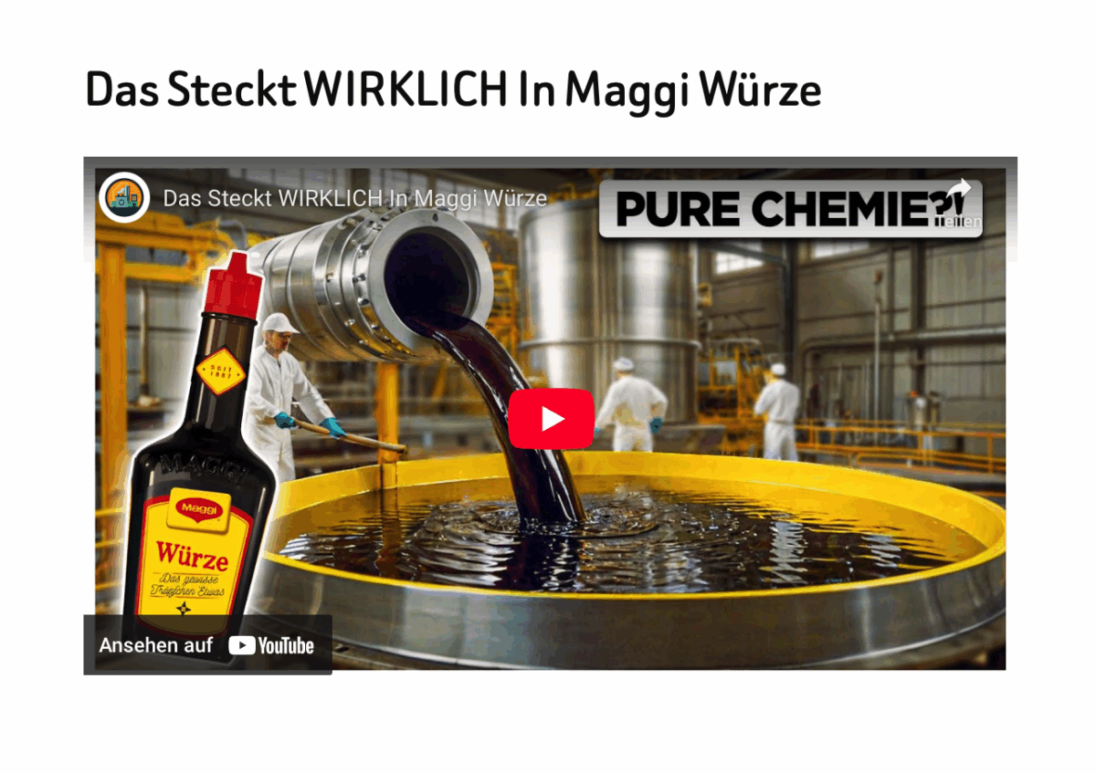 Das Steckt WIRKLICH In Maggi Würze