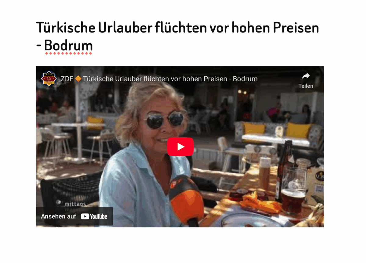 Türkische Urlauber flüchten vor hohen Preisen – Bodrum