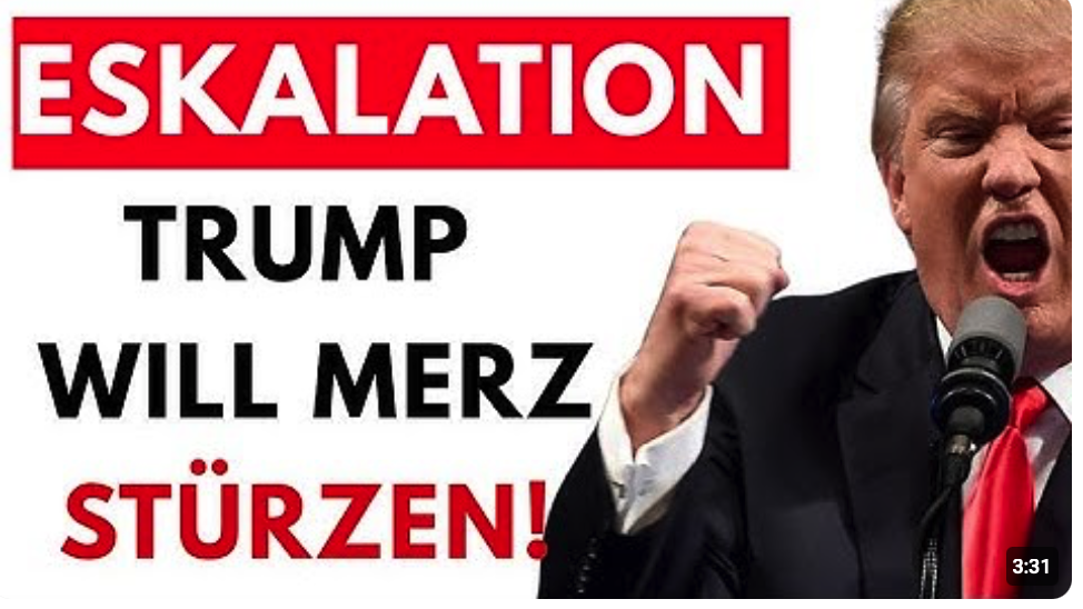 TRUMP-Eklat : Trump will Merz & NATO demontieren!