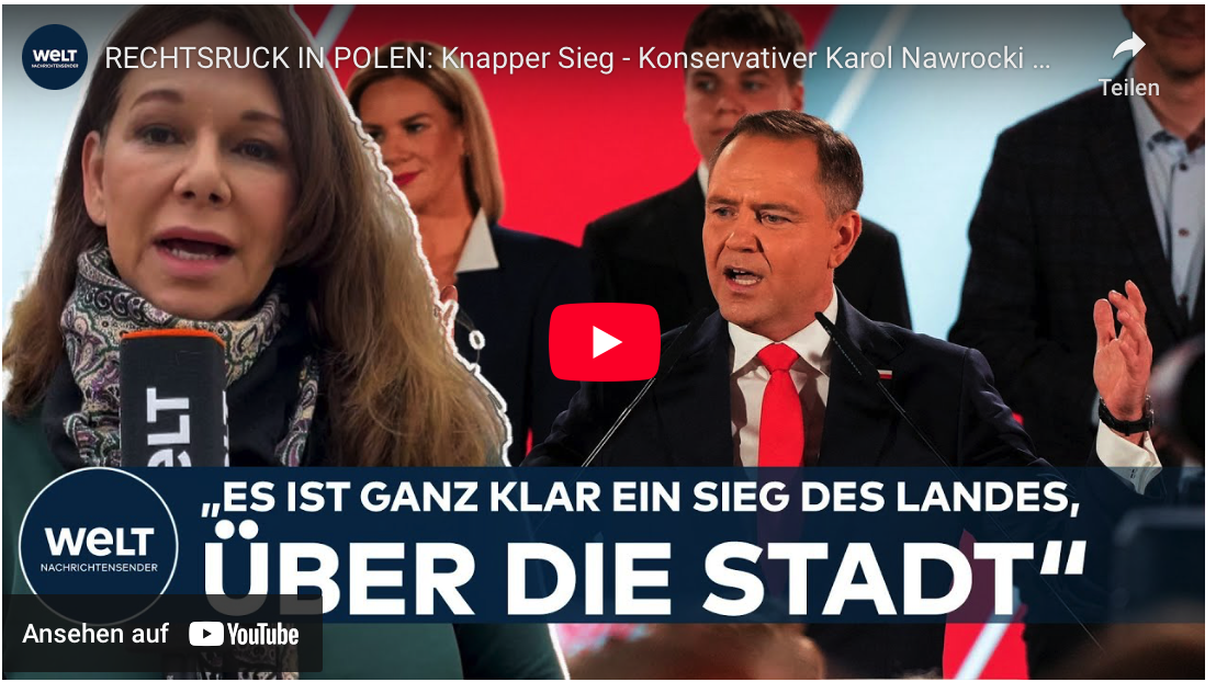 RECHTSRUCK IN POLEN: Knapper Sieg – Konservativer Karol Nawrocki wird neuer Präsident 