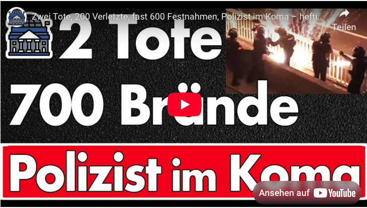 Zwei Tote, 200 Verletzte, fast 600 Festnahmen, Polizist im Koma – heftige Details!