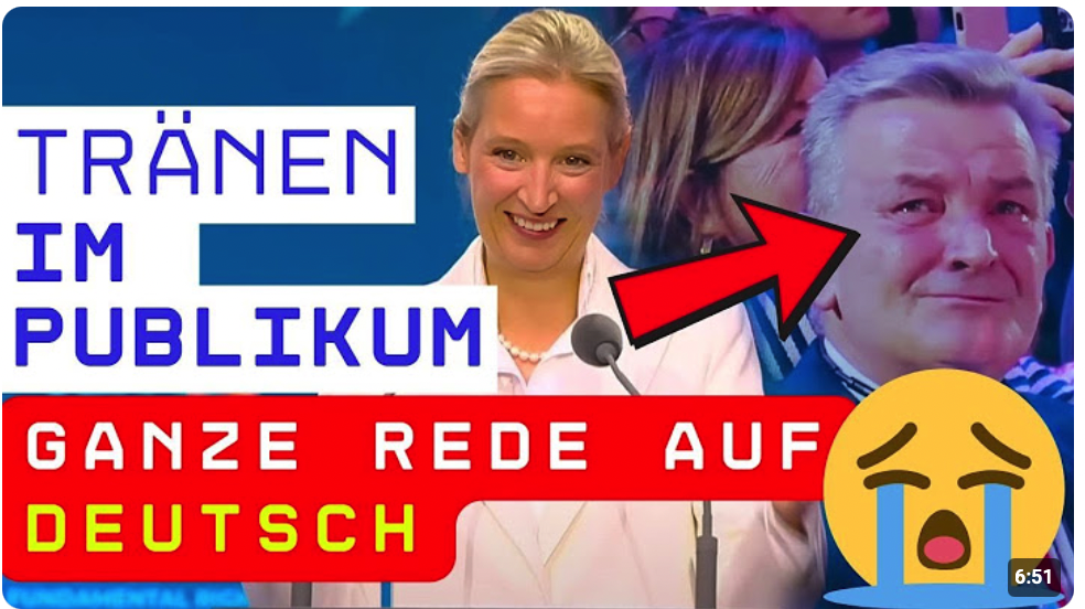 Gänsehaut-Rede auf Deutsch: Alice Weidel -AfD- begeistert bei der CPAC 2025!