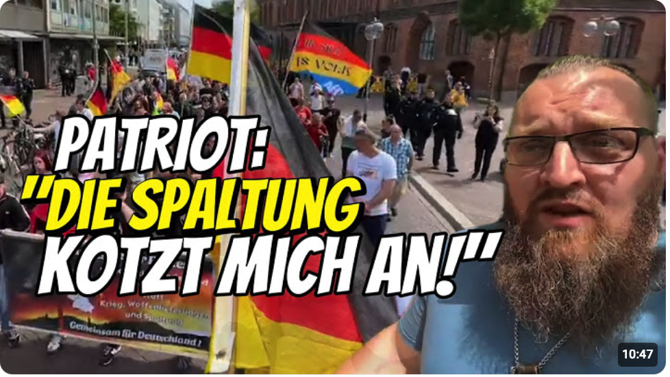 PATRIOT auf Demo spricht aus, was viele denken! „Warum muss man Weihnachtsmärkte schützen?“