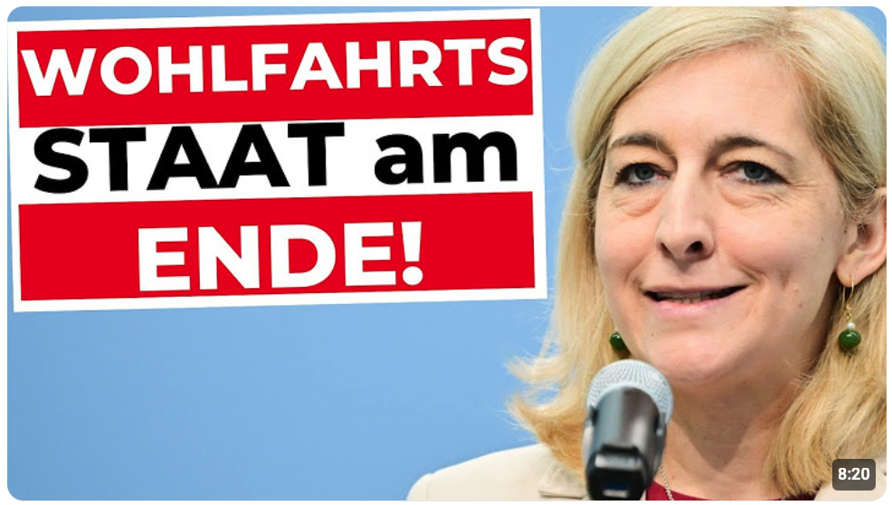 OFFEBARUNG: „dramatischer als ohnehin angenommen“ – NINA WARKEN üb er den SOZIALSTAAT!