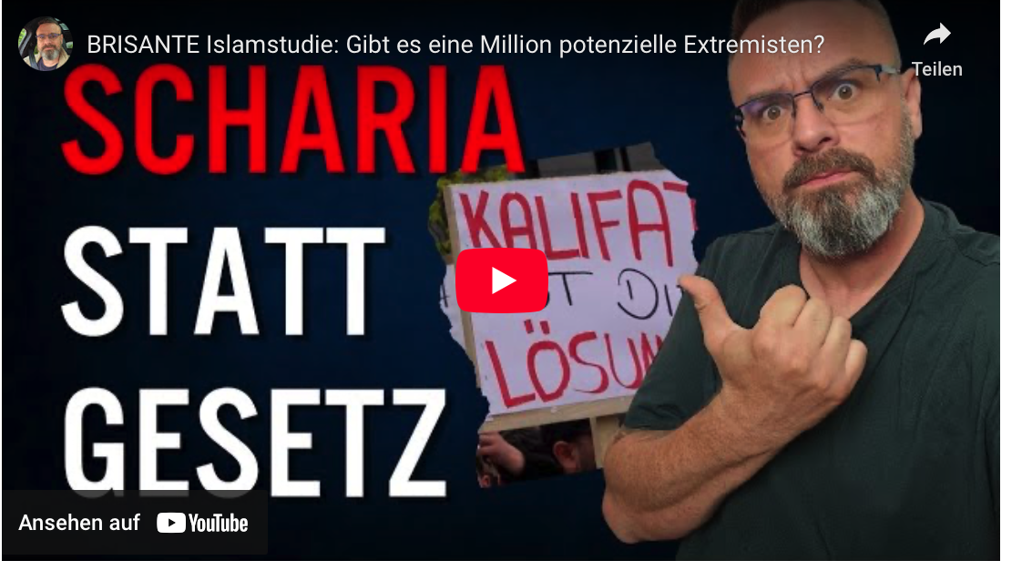BRISANTE Islamstudie: Gibt es eine Million potenzielle Extremisten?