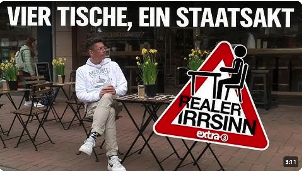 Realer Irrsinn: Tischkrieg in Hannover | extra 3