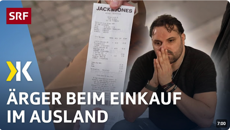 Versteckte Gebühren bei der Rückerstattung der Mehrwertsteuer | 2025 | Kassensturz | SRF