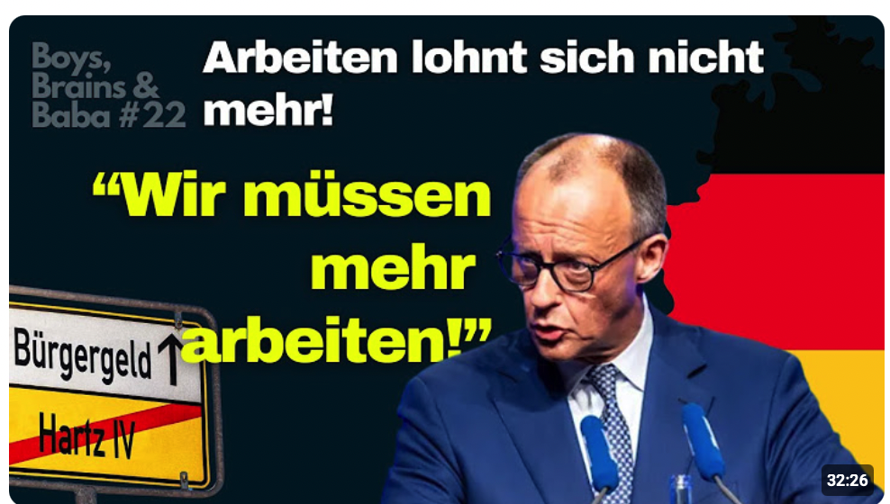 Mehr Bürgergeld als Lohn?! Merz will trotzdem, dass wir mehr arbeiten! #22