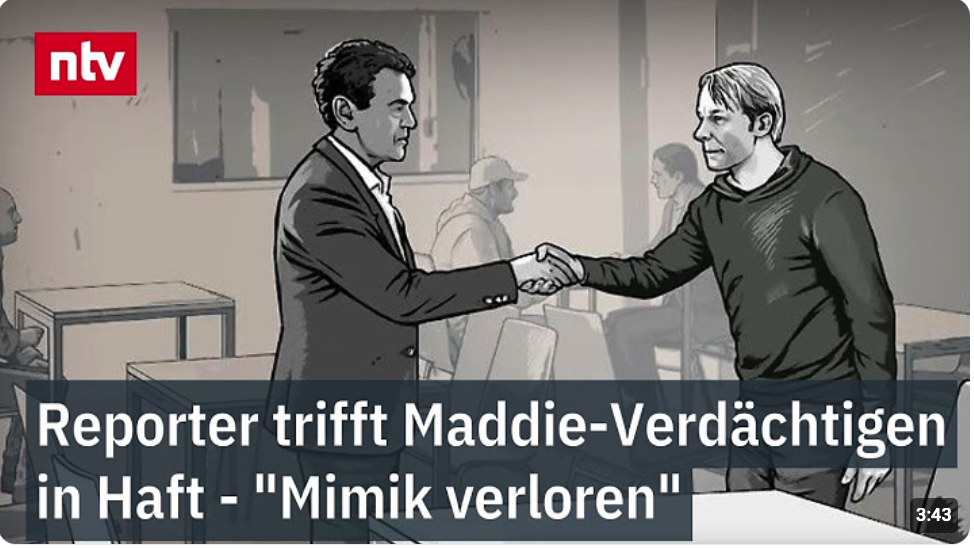 Reporter trifft Maddie-Verdächtigen in Haft – „Sagt, er habe seine Mimik verloren“