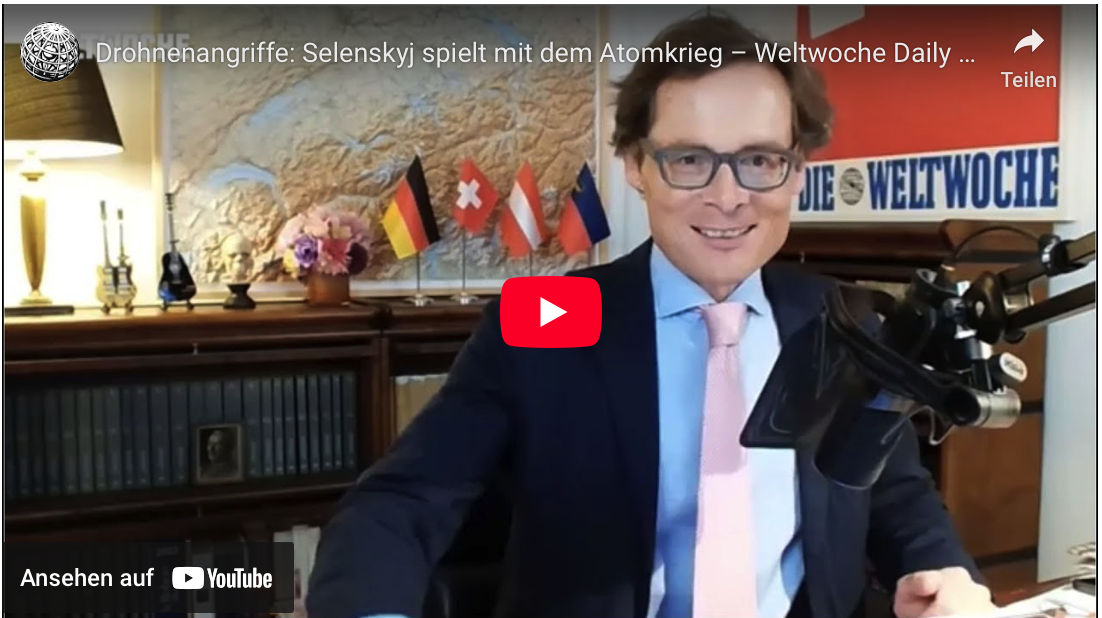 Drohnenangriffe: Selenskyj spielt mit dem Atomkrieg – Weltwoche Daily DE, 3.6.25