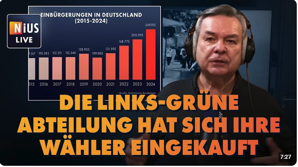 Waldi Hartmann: „Links-Grün kauft sich Wähler mit dem deutschen Pass“