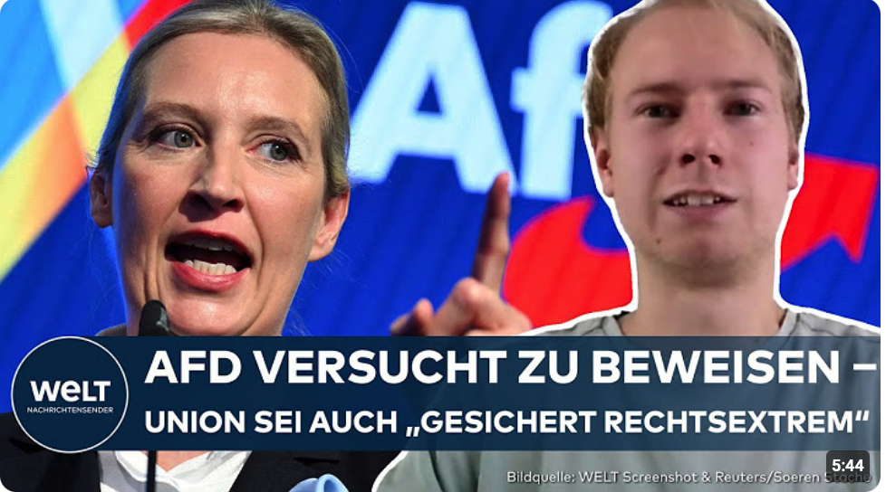VERFASSUNGSSCHUTZ: AfD erstellt dubioses Gegengutachten – Union sei genauso „gesichert rechtsextrem“
