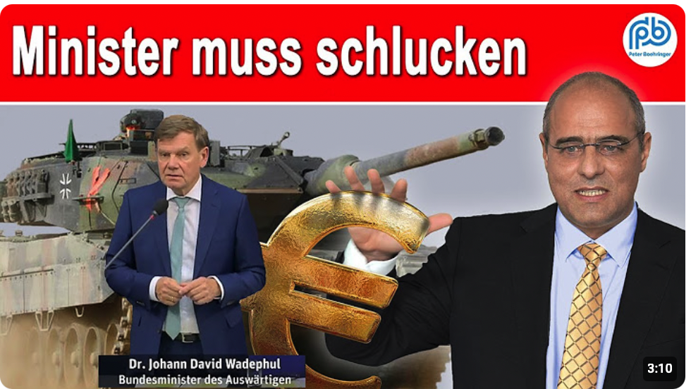 Spontan 230 Mrd. Steuergeld weg | Boehringer befragt Außenminister, Bundestag 4.6.2025