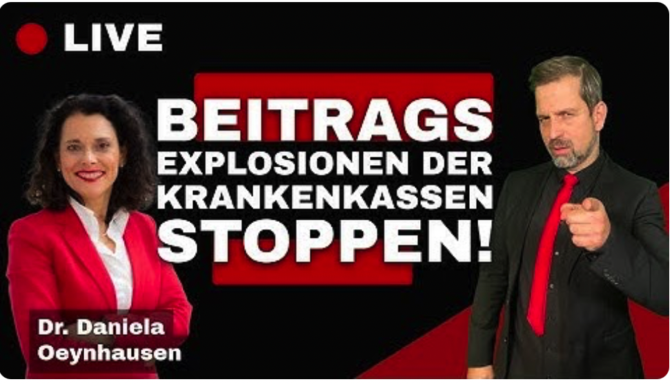 BEITRAGS EXPLOSIONEN DER KRANKENKASSEN STOPPEN!