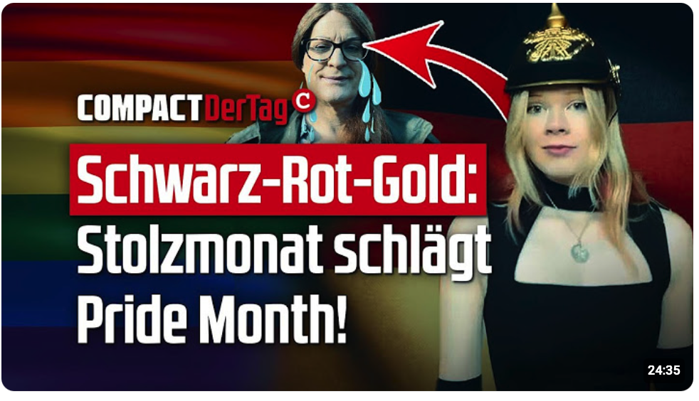 Schwarz-Rot-Gold: Stolzmonat schlägt Pride Month!