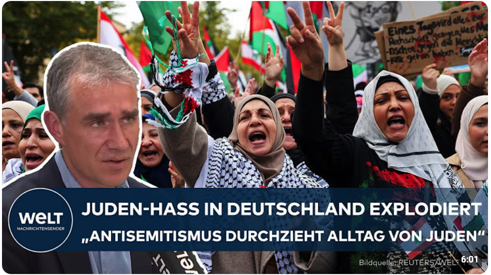ANTISEMITISMUS IN DEUTSCHLAND: Zahl der Vorfälle steigt um 77 Prozent – „Jude sein reicht schon“